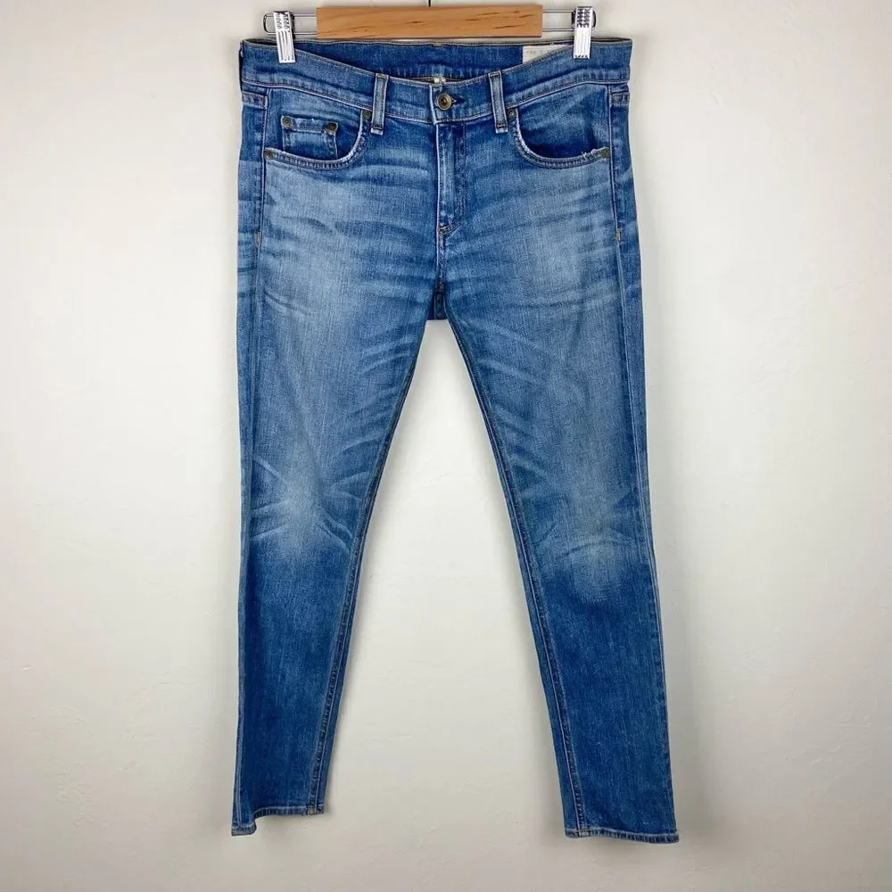 Rag & Bone Mid-Rise Tomboy Boyfriend Jean - West Village Wash